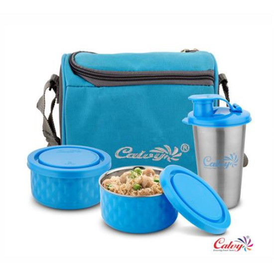 Meal Time 2 Container Lunch Box with Tumbler